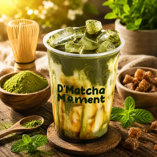 Brown Sugar Matcha Latte